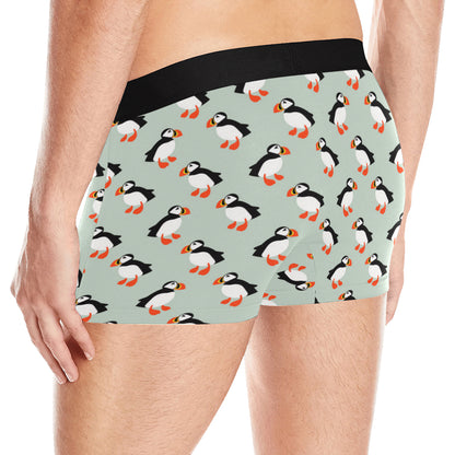 Puffin Pattern Print Design A03 Men's Boxer Briefs