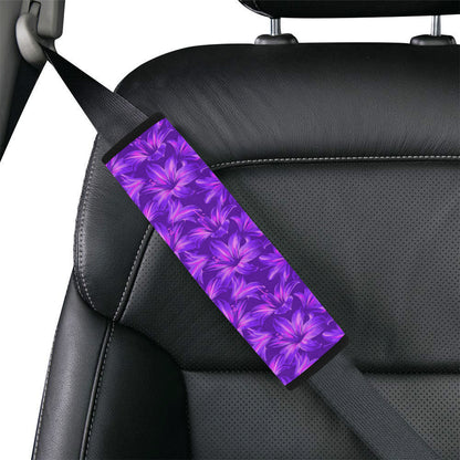 Amaryllis Pattern Print Design AL03 Car Seat Belt Cover