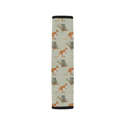 Koala Pattern Print Design 03 Car Seat Belt Cover