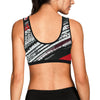 Racing Pattern Print Design A03 Sports Bra