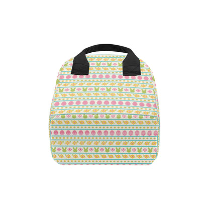 Easter Eggs Pattern Print Design RB016 Insulated Lunch Bag