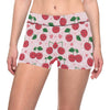 Cherry Pattern Print Design CH02 Yoga Shorts