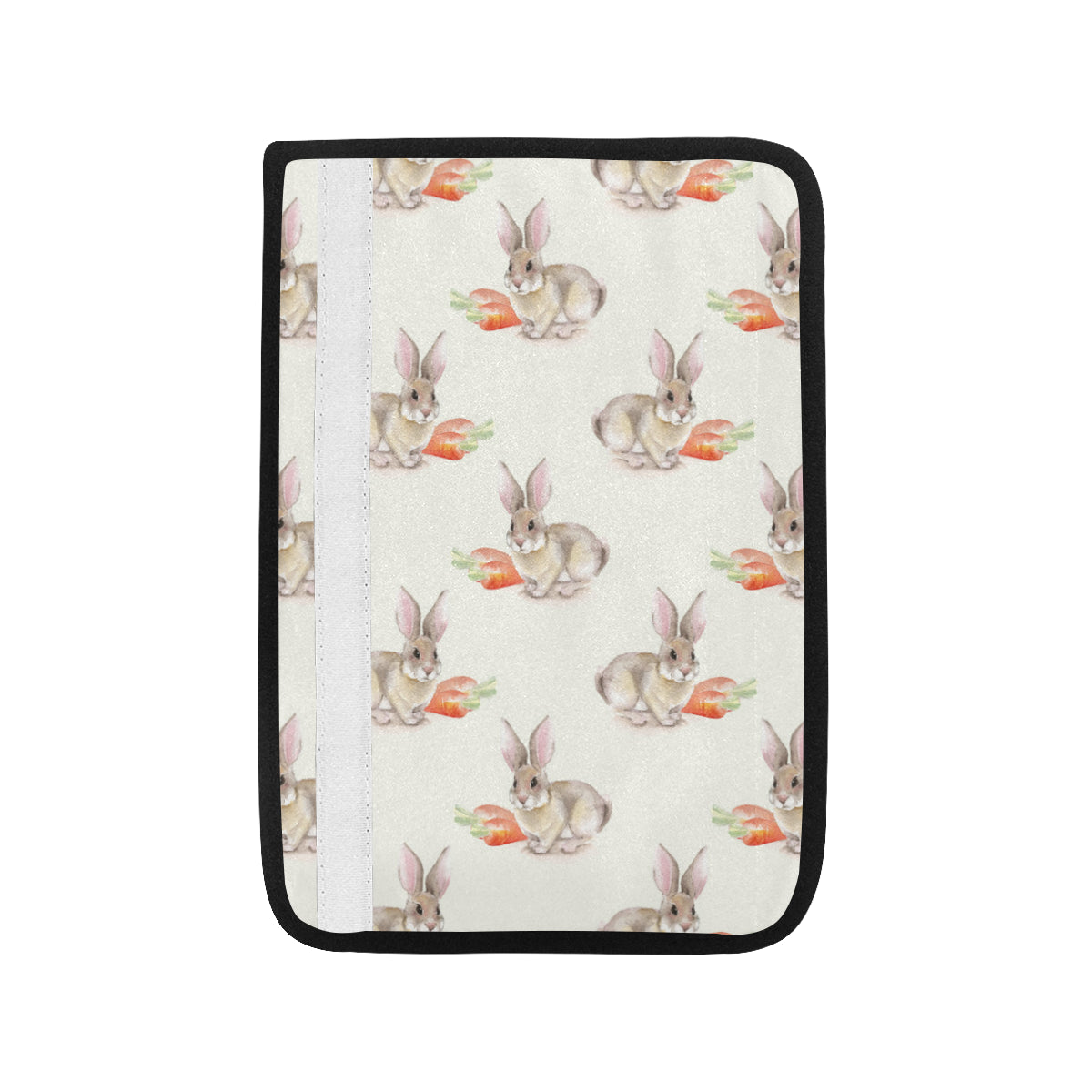 Rabbit Pattern Print Design 01 Car Seat Belt Cover