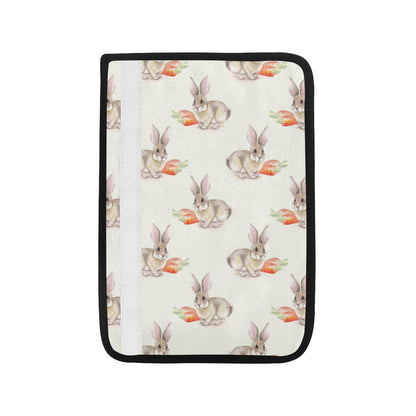 Rabbit Pattern Print Design 01 Car Seat Belt Cover