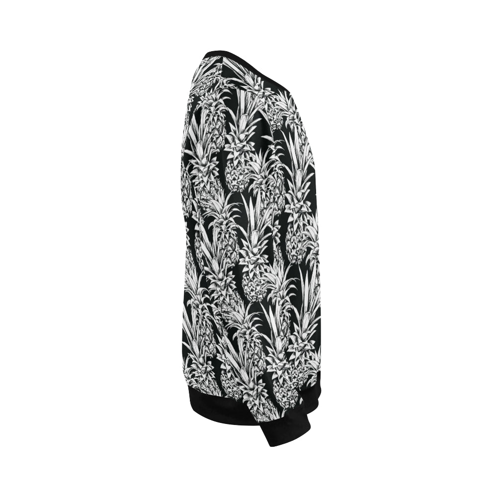Pineapple Pattern Print Design PP08 Men Long Sleeve Sweatshirt