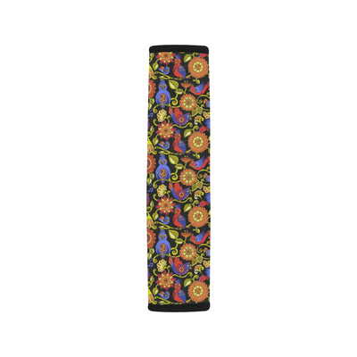 Steampunk Bird Design Themed Print Car Seat Belt Cover