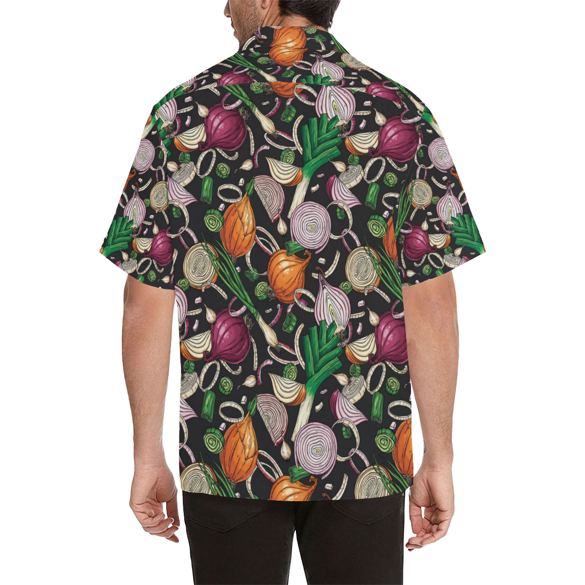 Onion Pattern Print Design A03 Men's Hawaiian Shirt