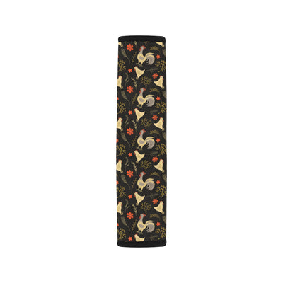 Chicken Pattern Print Design 04 Car Seat Belt Cover