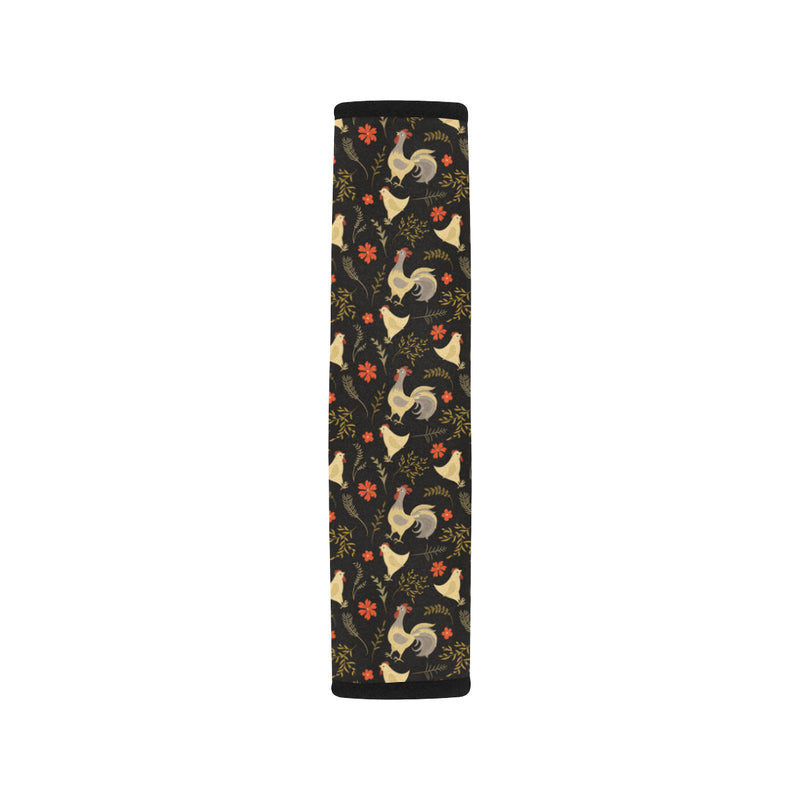 Chicken Pattern Print Design 04 Car Seat Belt Cover