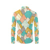 Mountain Pattern Print Design 02 Men's Long Sleeve Shirt