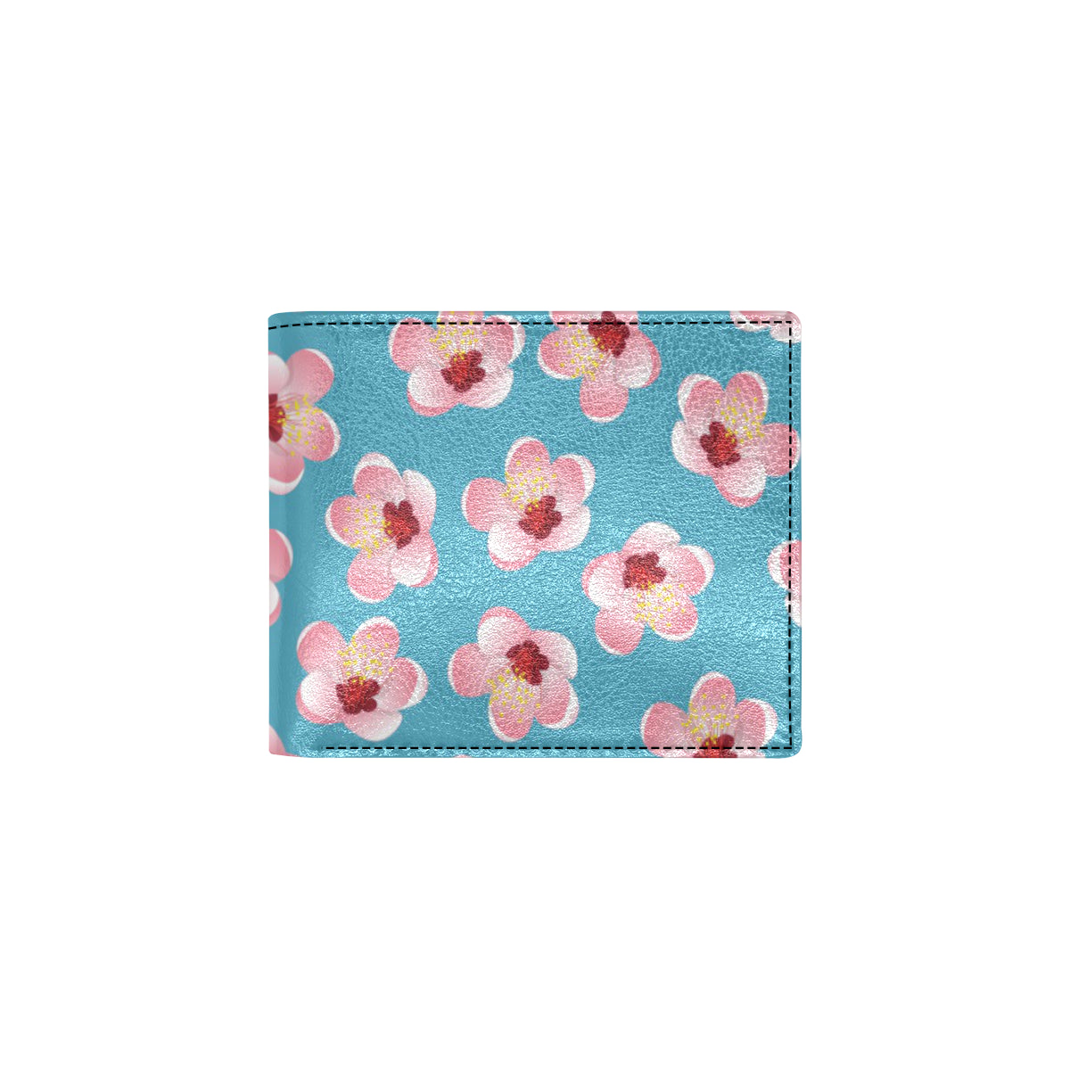 Cherry Blossom Pattern Print Design CB09 Men's ID Card Wallet