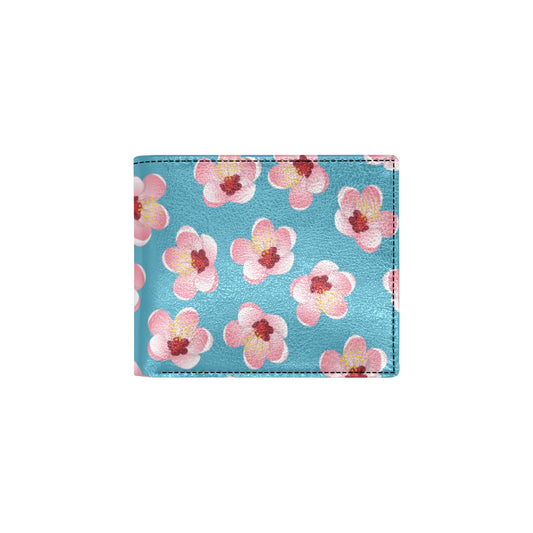 Cherry Blossom Pattern Print Design CB09 Men's ID Card Wallet