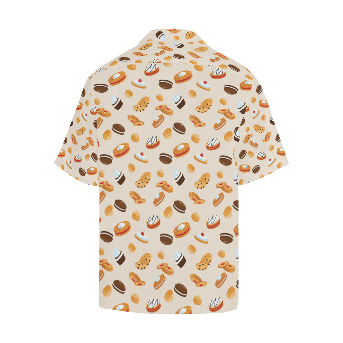 Biscuit Pattern Print Design 01 Men's Hawaiian Shirt