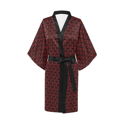Multiple myeloma Pattern Print Design A01 Women's Short Kimono