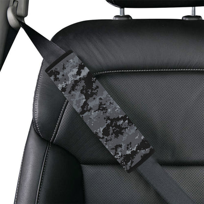 ACU Digital Black Camouflage Car Seat Belt Cover