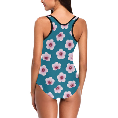 Cherry Blossom Pattern Print Design CB08 Women Swimsuit