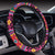 Mexican Pattern Print Design 02 Steering Wheel Cover with Elastic Edge