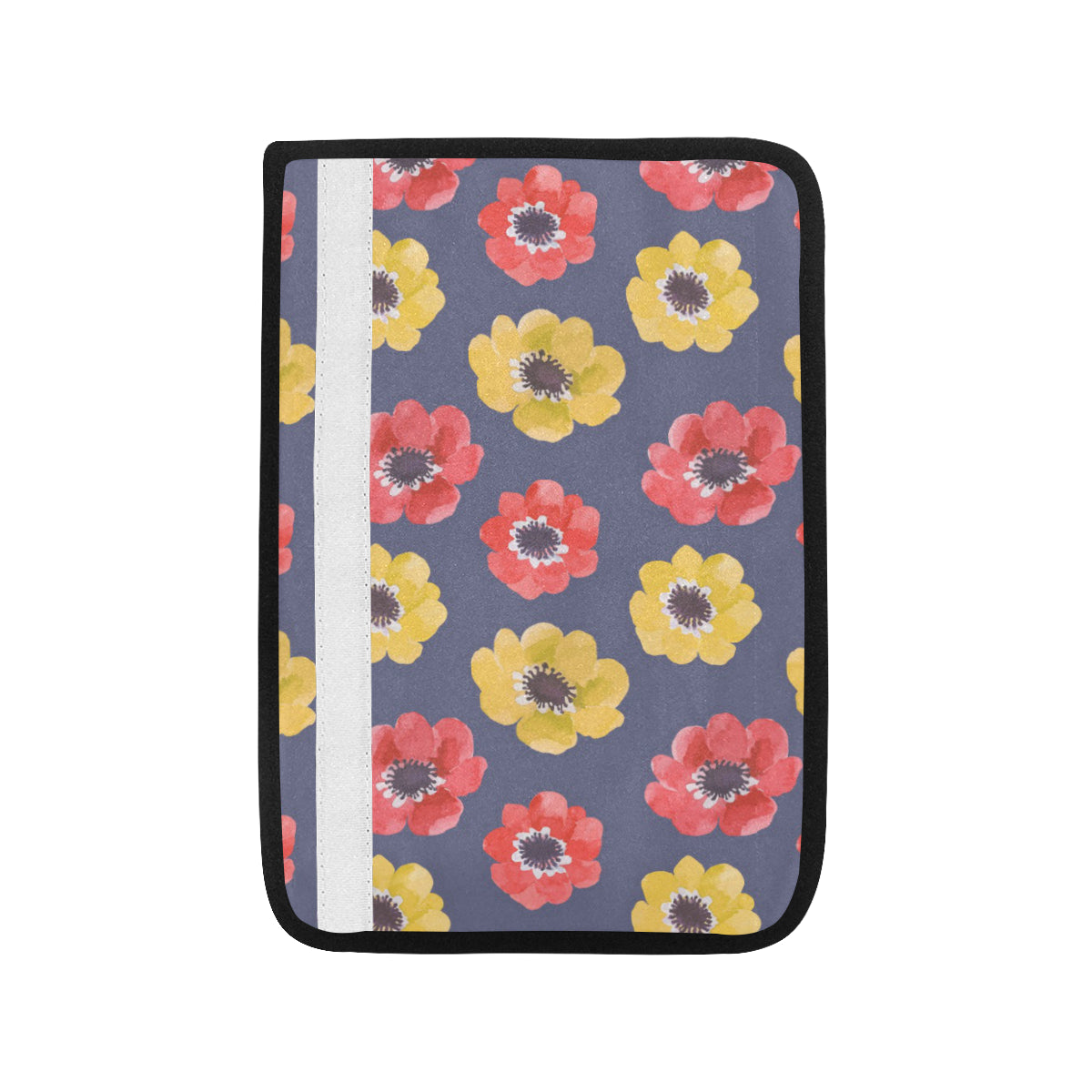 Anemone Pattern Print Design AM010 Car Seat Belt Cover