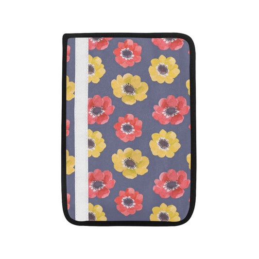 Anemone Pattern Print Design AM010 Car Seat Belt Cover