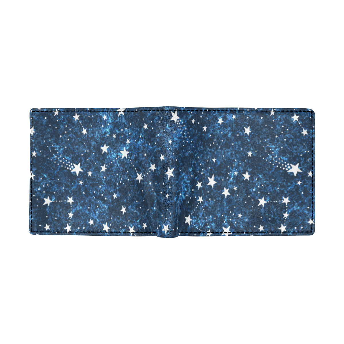 Cosmic Pattern Print Design 05 Men's ID Card Wallet