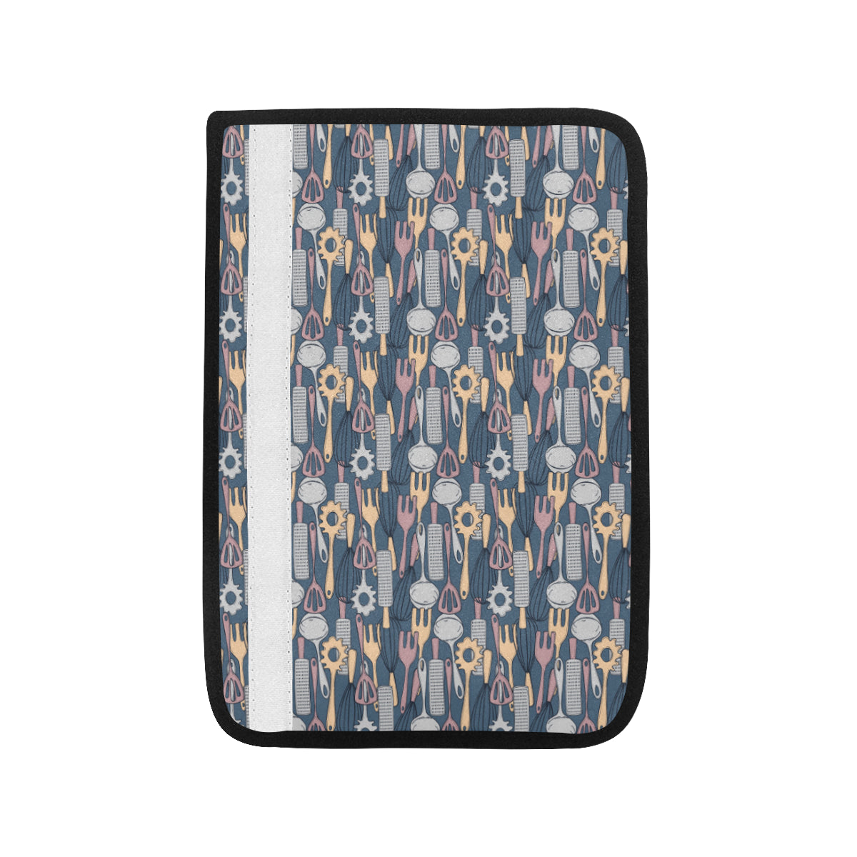 Cooking Kitchen Tools Pattern Print Design 05 Car Seat Belt Cover