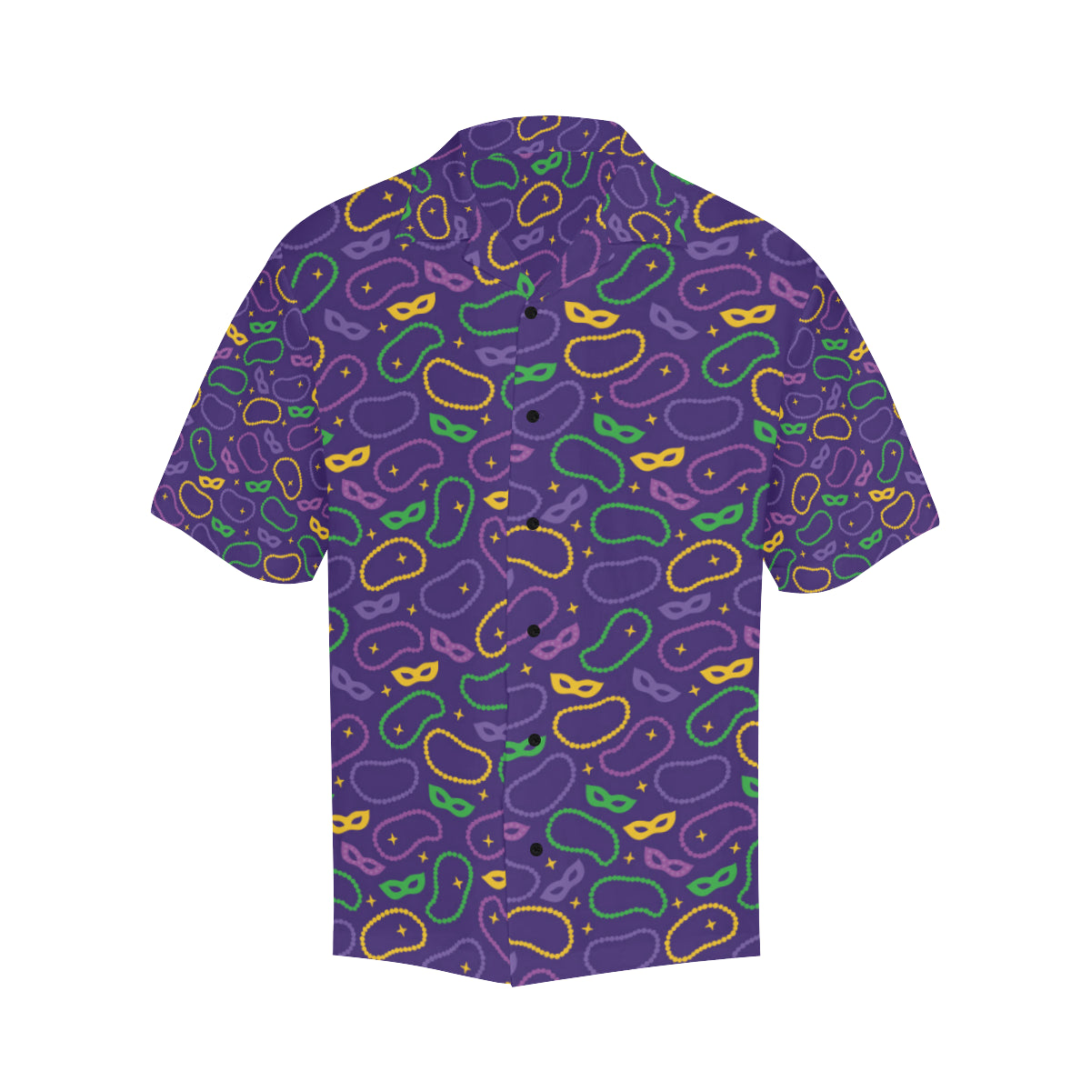 Mardi Gras Pattern Print Design 04 Men's Hawaiian Shirt