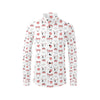 Bull Terriers Pattern Print Design 08 Men's Long Sleeve Shirt