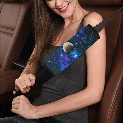 Galaxy Stardust Planet Space Print Car Seat Belt Cover