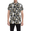 Casino Pattern Print Design 05 Men's Short Sleeve Button Up Shirt