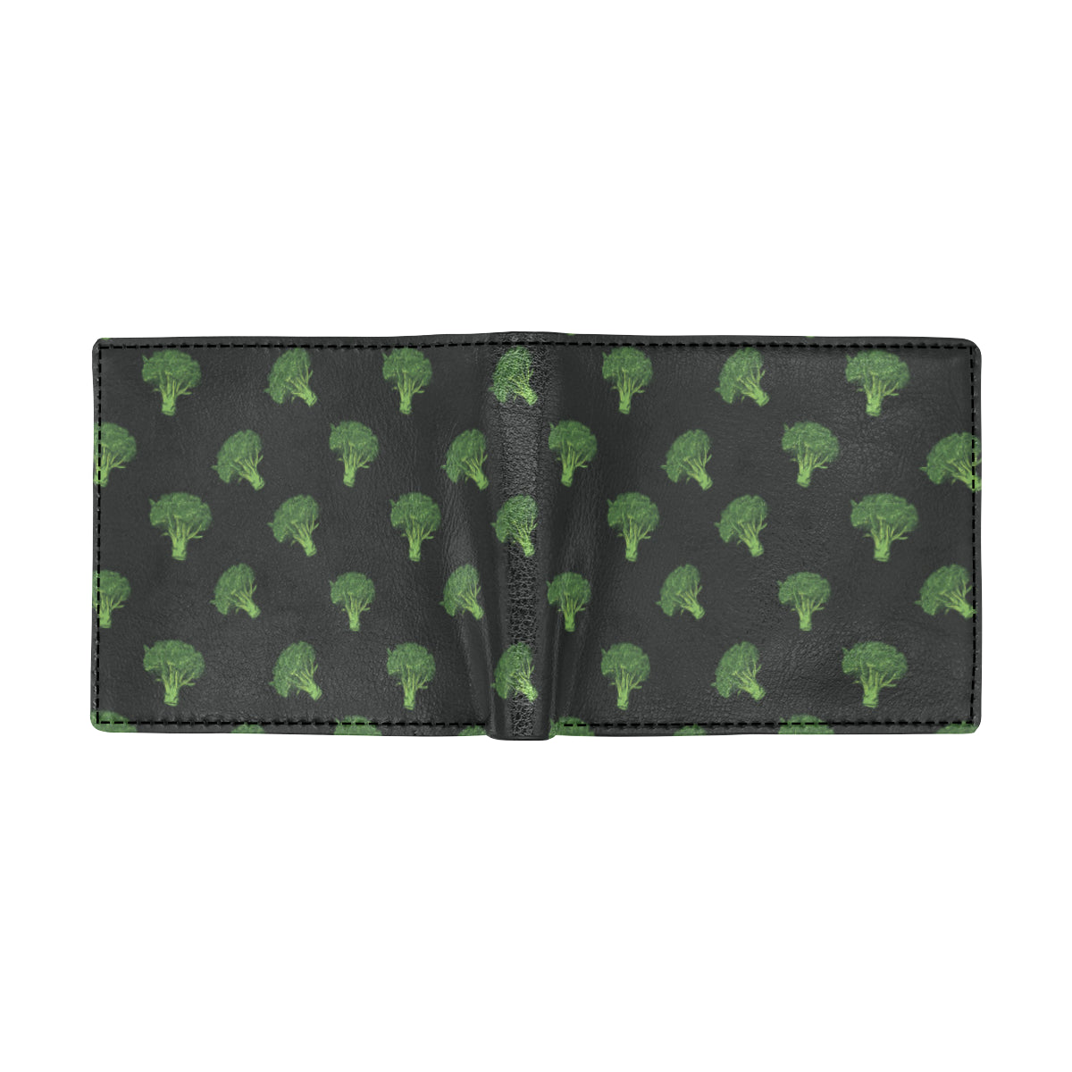 Broccoli Pattern Print Design 04 Men's ID Card Wallet
