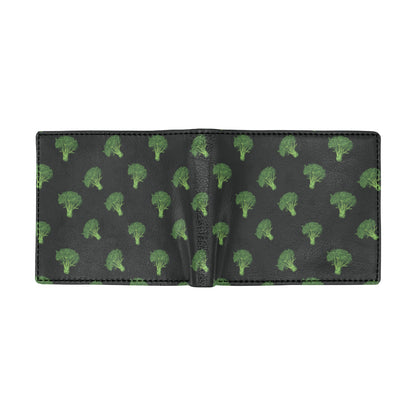 Broccoli Pattern Print Design 04 Men's ID Card Wallet