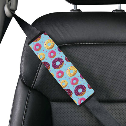 Donut Pattern Print Design DN07 Car Seat Belt Cover