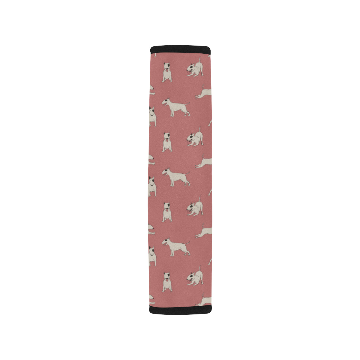 Bull Terriers Pattern Print Design 09 Car Seat Belt Cover