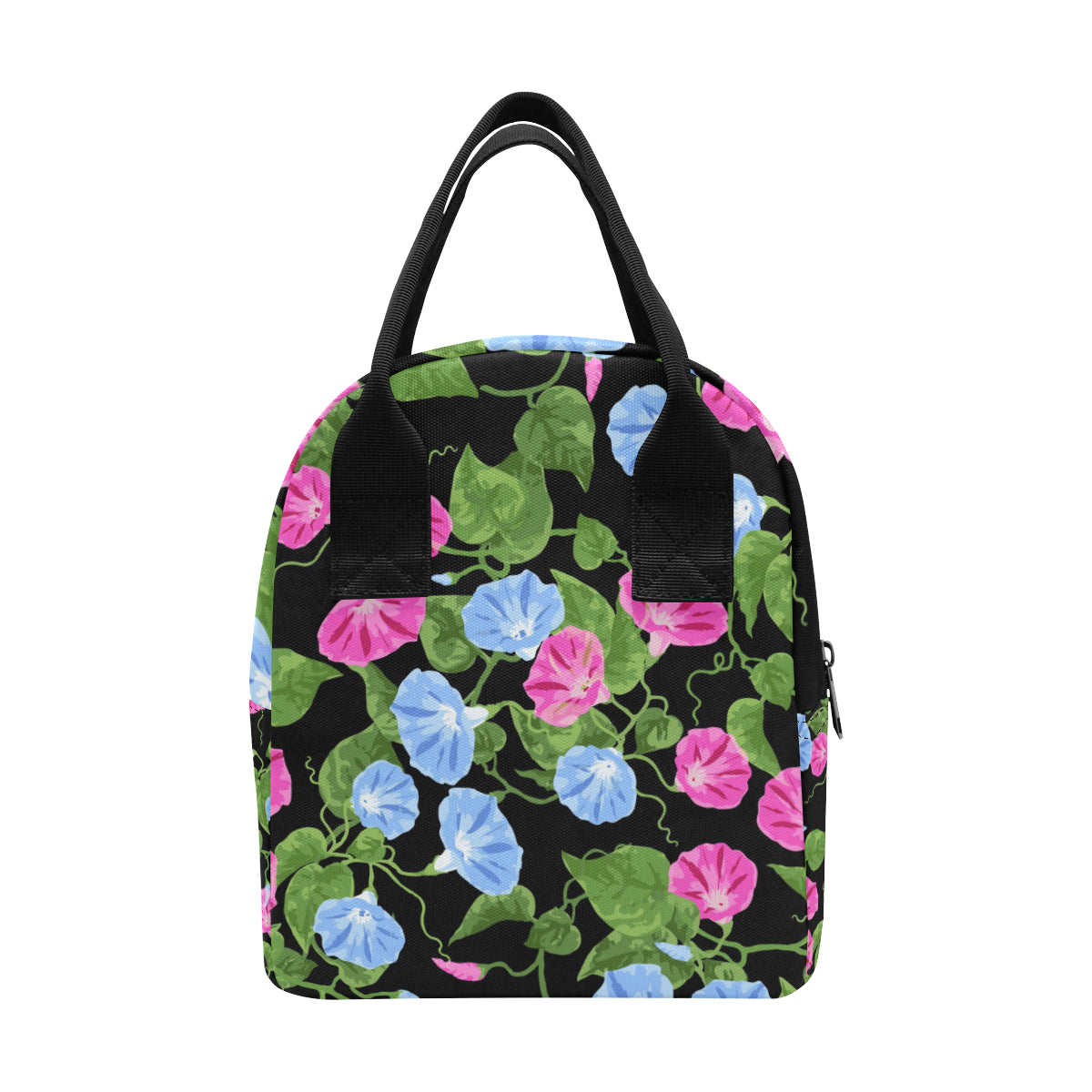 Morning Glory Pattern Print Design MG04 Insulated Lunch Bag