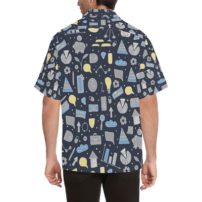 Accounting Financial Pattern Print Design 04 Men's Hawaiian Shirt