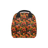 Amaryllis Pattern Print Design AL05 Insulated Lunch Bag