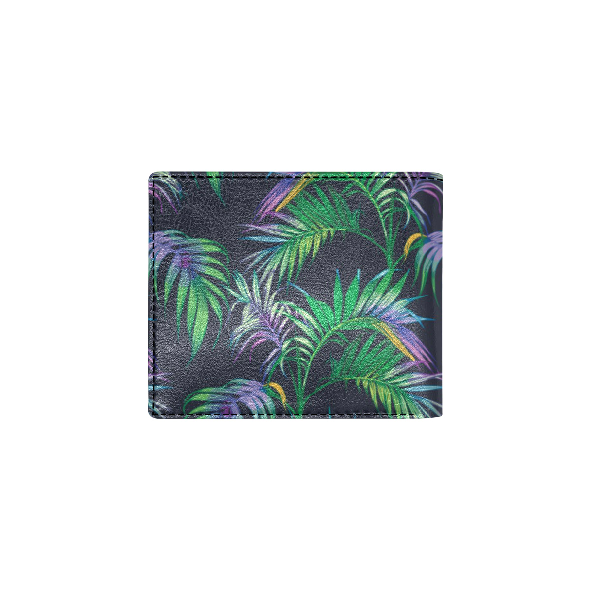 Palm Leaves Pattern Print Design PL04 Men's ID Card Wallet