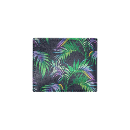Palm Leaves Pattern Print Design PL04 Men's ID Card Wallet