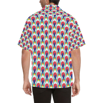 Bowling Pattern Print Design 05 Men's Hawaiian Shirt