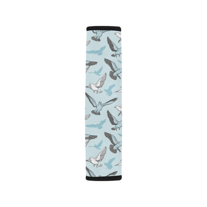 Pigeon Pattern Print Design 03 Car Seat Belt Cover