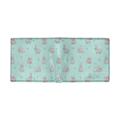Bunny Pattern Print Design 02 Men's ID Card Wallet