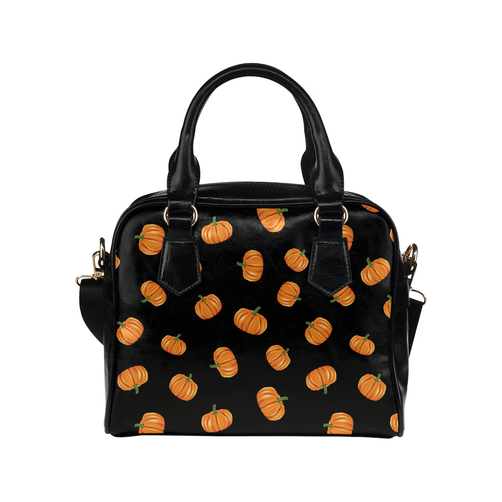 Pumpkin Pattern Print Design A05 Shoulder Handbag
