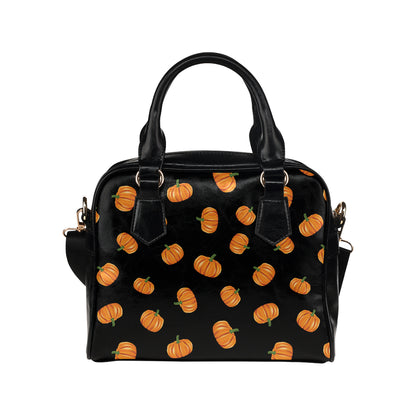 Pumpkin Pattern Print Design A05 Shoulder Handbag