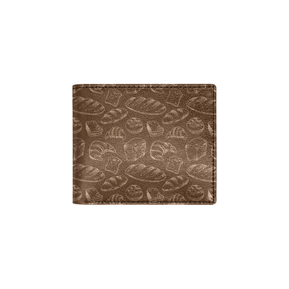 Bread Pattern Print Design 02 Men's ID Card Wallet