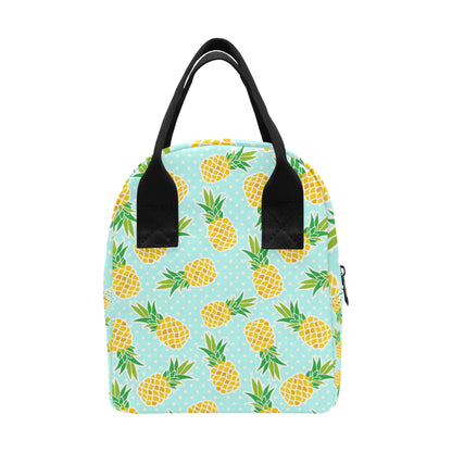 Pineapple Pattern Print Design PP01 Insulated Lunch Bag