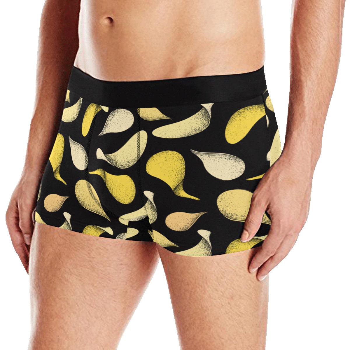 Potato Pattern Print Design A02 Men's Boxer Briefs