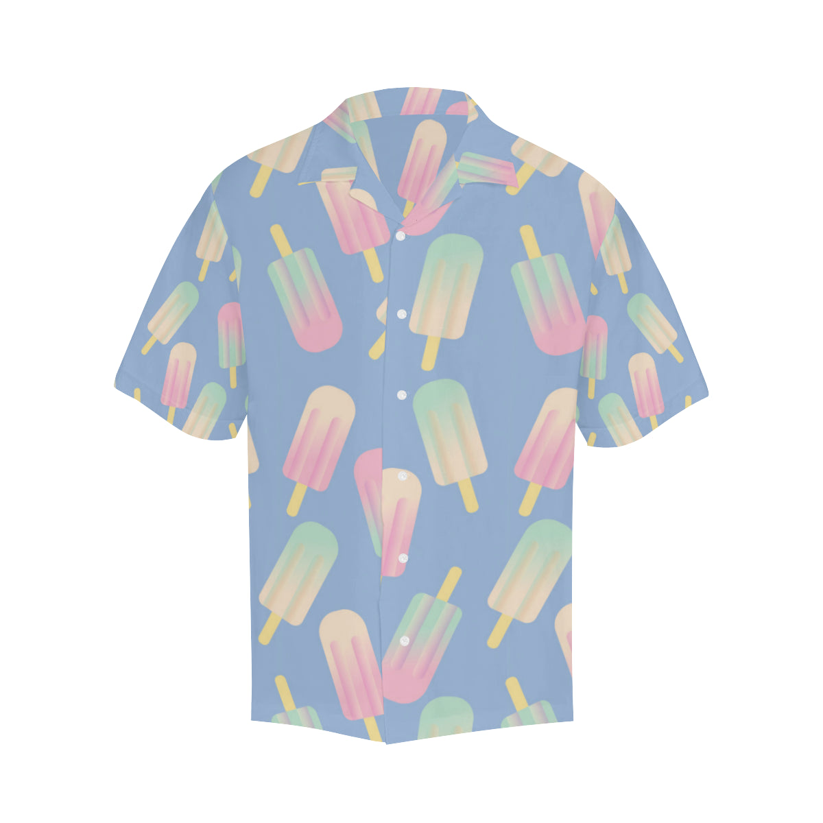 Ice Cream Pattern Print Design 05 Men's Hawaiian Shirt