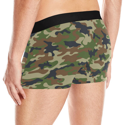 Army Camouflage Pattern Print Design 01 Men's Boxer Briefs