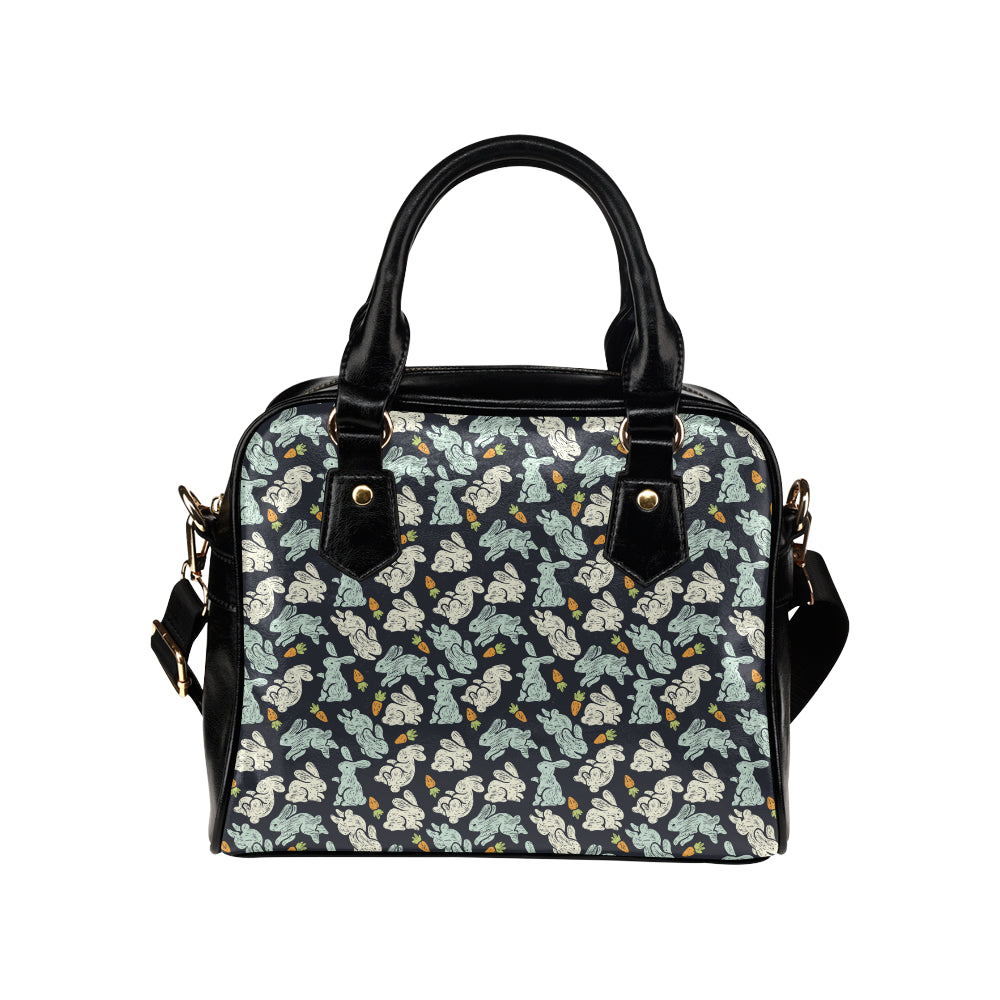 Bunny Pattern Print Design 04 Shoulder Handbag