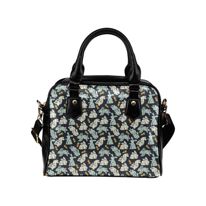 Bunny Pattern Print Design 04 Shoulder Handbag